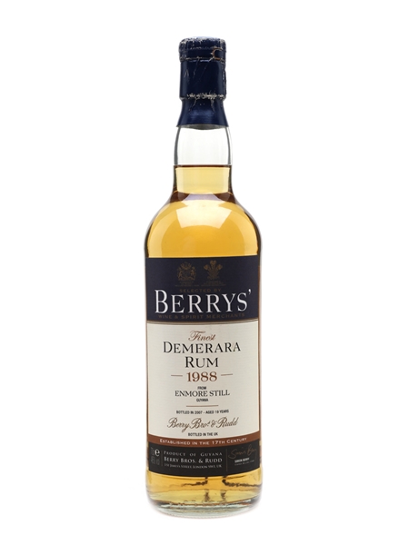 Enmore 1988 Demerara Rum 19 Year Old Berry Bros & Rudd 70cl / 46%