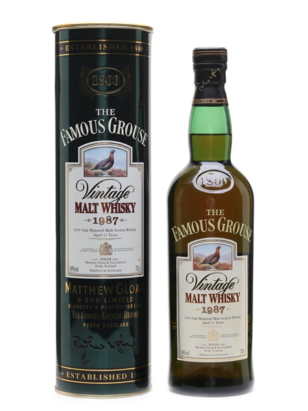 The Famous Grouse 1987 12 Year Old 70cl / 40%