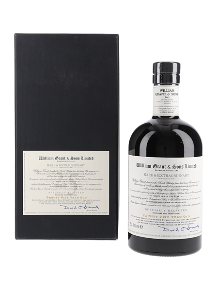 William Grant & Sons 25 Year Old Rare & Extraordinary 75cl / 43%