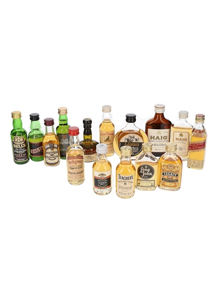 Assorted Blended Scotch Whisky  14 x 5cl & 7.1cl