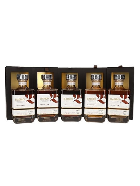 Bladnoch 2005, 2006, 2007, 2008 & 2009 Single Cask Exclusive Release Bottled 2022 5 x 70cl