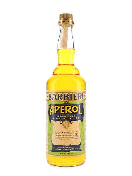 Aperol Barbieri Bottled 1970s-1980s 100cl / 11%