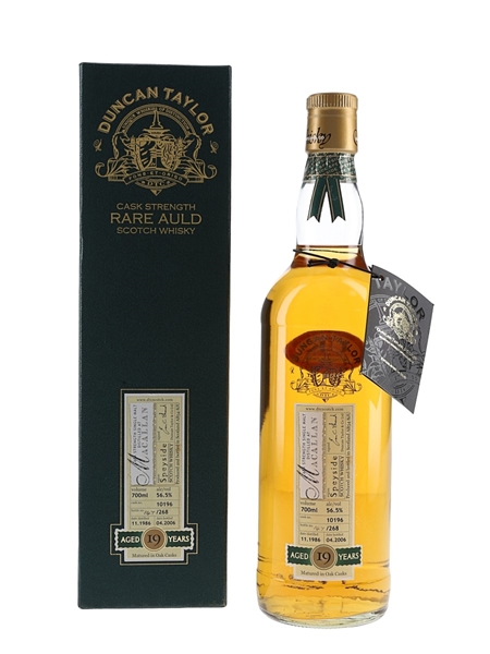 Macallan 1986 19 Year Old Bottled 2006 - Duncan Taylor Rare Auld 70cl / 56.5%