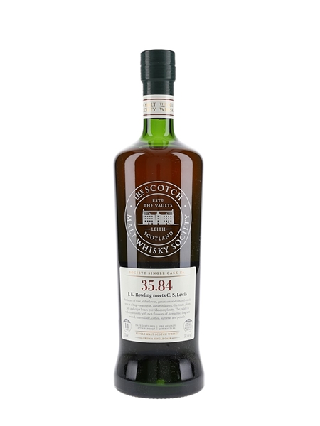 Glen Moray 1998 14 year old SMWS 35.84 JK Rowling Meets C.S.Lewis 70cl / 58.5%