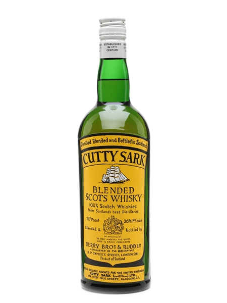 Cutty Sark Bottled 1970s 75.7cl / 40%