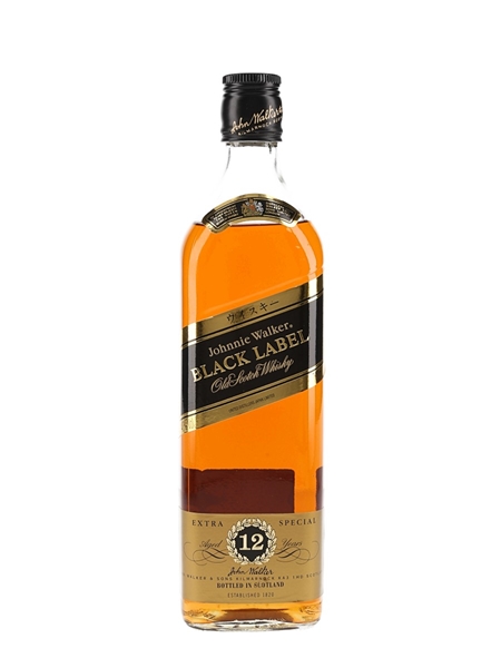 Johnnie Walker Black Label 12 Year Old Bottled 1990s - Japanese Market 70cl / 40%