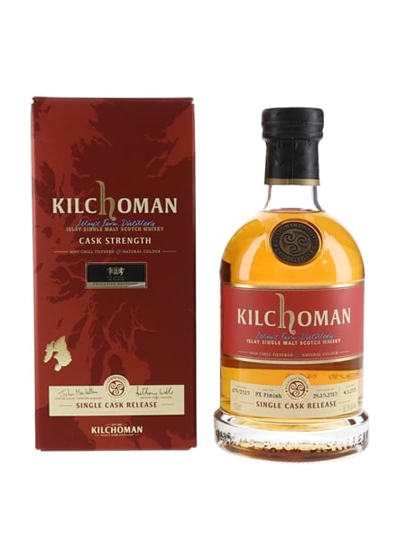 Kilchoman 2010 4 Year Old Single Cask Pedro Ximenez Finish Bottled 2015 - The Whisky Exchange Exclusive 70cl / 58.3%