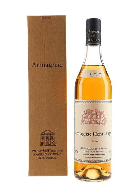 Armagnac VSOP Henri Fager Chateau De Cassaigne 70cl / 42%