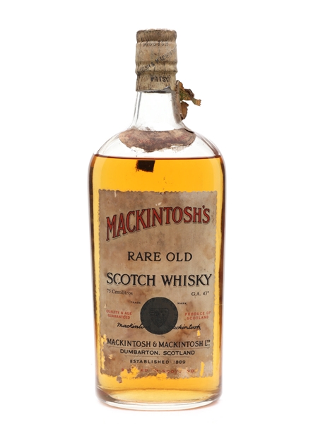 Mackintosh's Rare Old Scotch Whisky Bottled 1950s 75cl / 43%