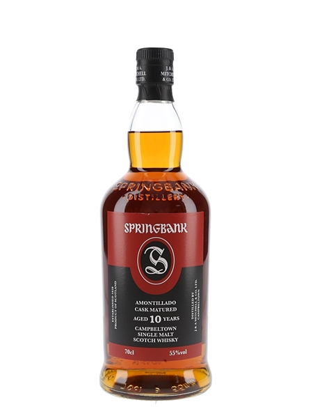 Springbank 10 Year Old Amontillado Cask Matured Bottled 2024 70cl / 55%