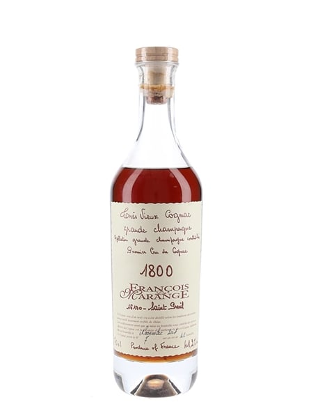 Francois De Marange 1800 Grande Champagne Cognac Bottled 2004 70cl / 41.2%