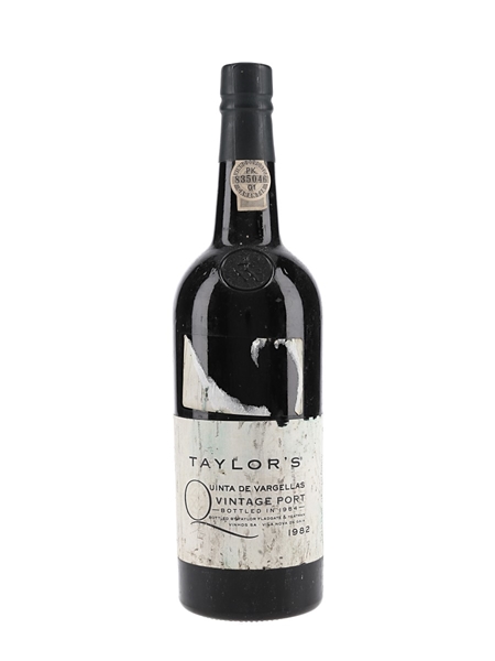 1982 Taylor's Quinta De Vargellas Vintage Port Bottled 1984 75cl / 20.5%