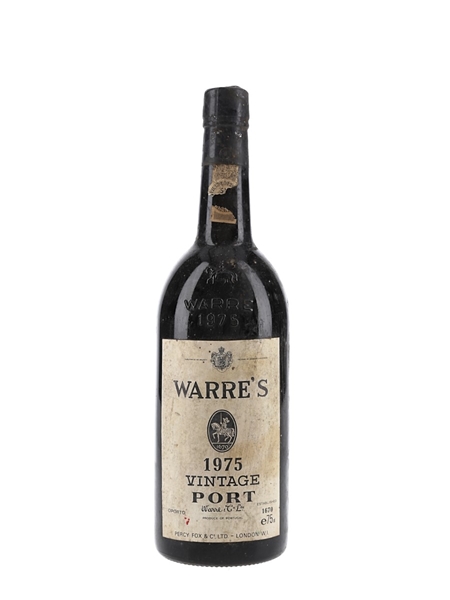 1975 Warre's Vintage Port Percy Fox & Co. 75cl / 20%