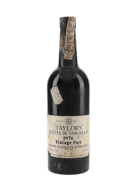 1976 Taylor's Quinta De Vargellas Vintage Port Bottled 1978 75cl / 21%