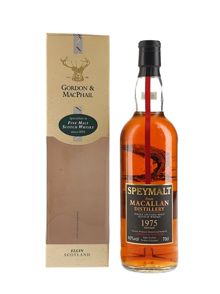 Macallan 1975 Speymalt Bottled 2001 - Gordon & MacPhail 70cl / 40%