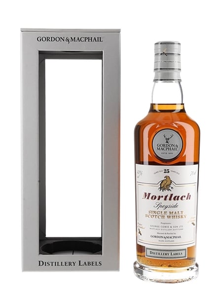 Mortlach 25 Year Old Distillery Labels Bottled 2018 - Gordon & MacPhail 70cl / 43%