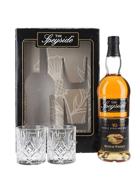 The Speyside 10 Year Old With Crystal Glasses 70cl / 40%