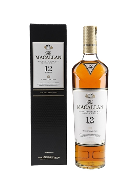 Macallan 12 Year Old Sherry Oak 70cl / 40%