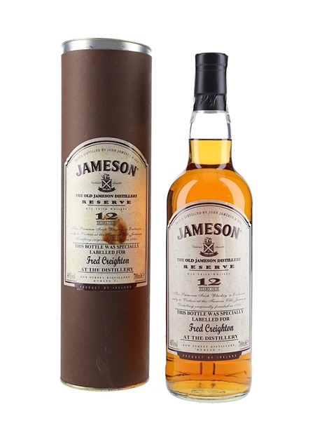 Jameson 12 Year Old Distillery Exclusive The Old Jameson Distillery Reserve 70cl / 40%