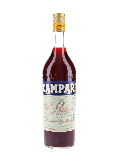 Campari Bitter Bottled 1980s - France 100cl / 20%