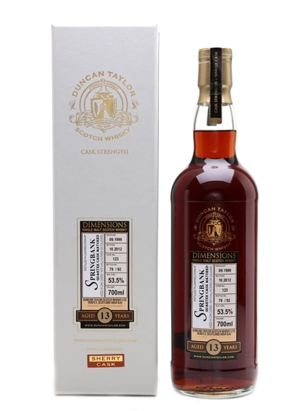 Springbank 1999 Quarter Cask 13 Year Old - Duncan Taylor 70cl / 53.5%