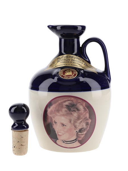 Rutherford's Ceramic Decanter Montrose Pottery - Princess Diana 70cl / 40%