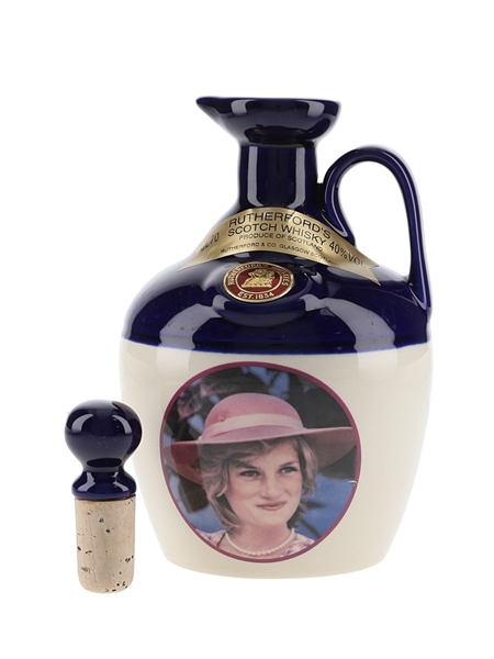 Rutherford's Ceramic Decanter Montrose Pottery - Princess Diana 70cl / 40%