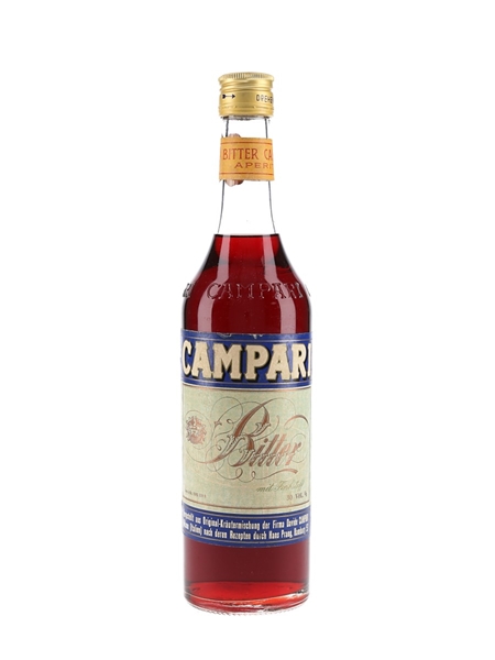 Campari Bitter Bottled 1970s-1980s - German Market 70cl / 30%