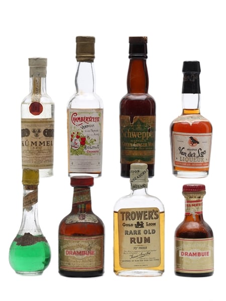 8 x Assorted Spirits Miniatures 