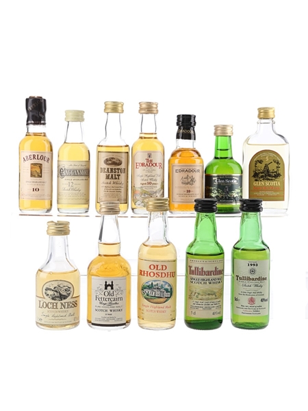 Assorted Single Malt Scotch Whisky  12 x 5cl