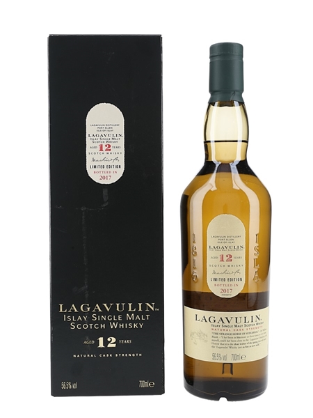 Lagavulin 12 Year Old Natural Cask Strength Bottled in 2017 70cl / 57.7%