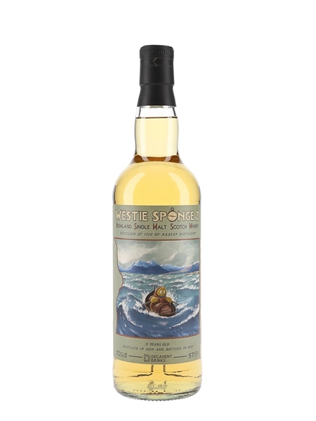 Isle Of Raasay 2018 5 Year Old Bottled 2023 - Westie Sponge 2 70cl / 57.1%