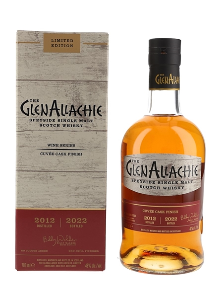 Glenallachie 2012 9 Year Old Wine Series Bottled 2022 - Cuvee Cask Finish 70cl / 48%