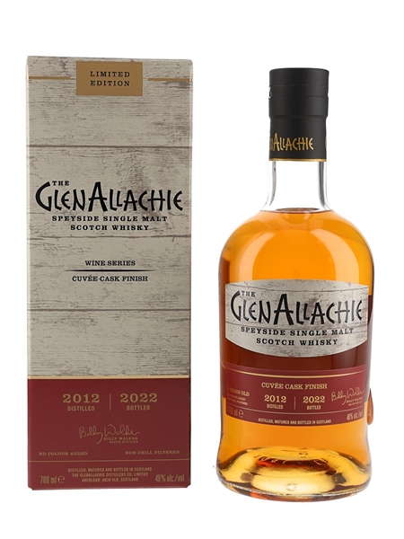 Glenallachie 2012 9 Year Old Wine Series Bottled 2022 - Cuvee Cask Finish 70cl / 48%