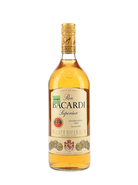 Bacardi Gold Bottled 1990s 100cl / 40%