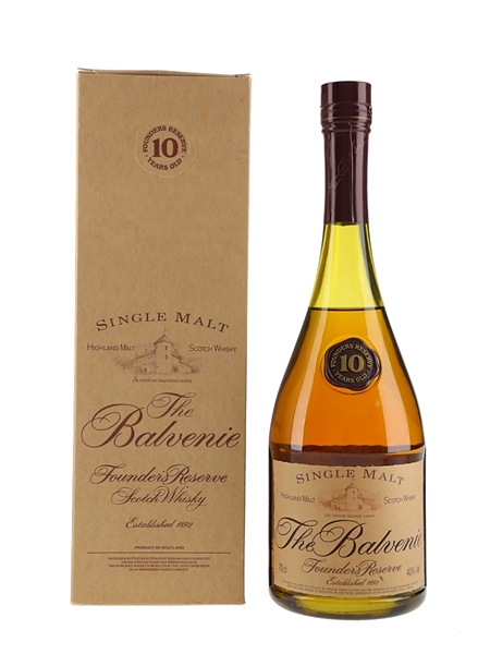 Balvenie 10 Year Old Founder's Reserve Bottled 1980s - 1990s 70cl / 40%