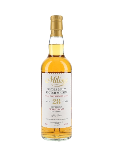 Springbank 1992 28 Year Old Bottled 2021 - Milroy's Of Soho 70cl / 50.9%