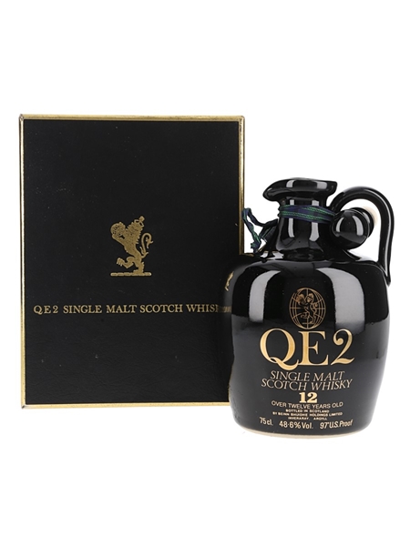 QE2 12 Year Old Ceramic Decanter Bottled 1980s 75cl / 48.6%
