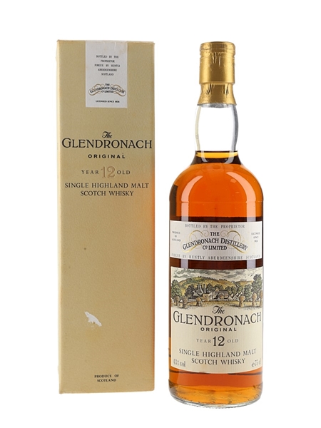 Glendronach 12 Year Old Original Bottled 1980s 75cl / 43%