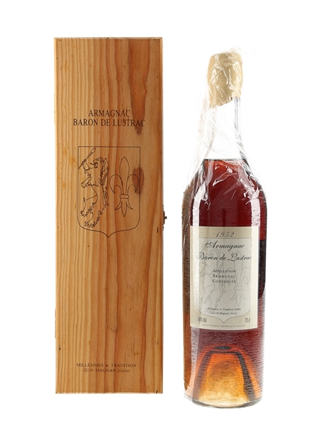 Baron De Lustrac 1952 Armagnac  70cl / 40%