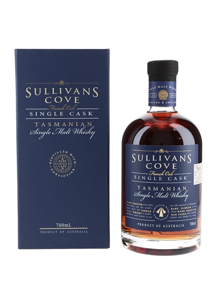 Sullivans Cove 2013 French Oak Single Cask Bottled 2022 70cl / 47.6%