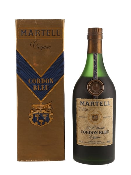 Martell Cordon Bleu Bottled 1970s - Numbered bottle 68cl / 40%