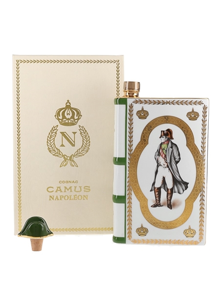 Camus Napoleon Cognac Ceramic Book Bi-Centenaire De L'Empereur Napoleon 70cl