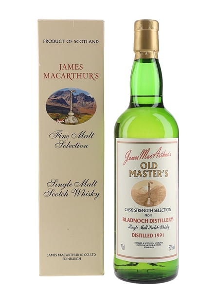 Bladnoch 1991 Bottled 2001 - James MacArthur's - Old Master's 70cl / 50%
