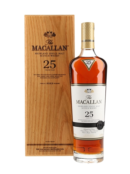 Macallan 25 Year Old Annual 2023 Release 70cl / 43%