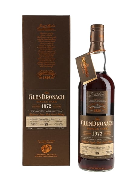 Glendronach 1972 38 Year Old Oloroso Sherry Butt 718 Bottled 2010 70cl / 51.5%