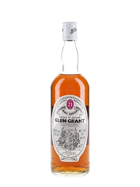 Glen Grant 21 Year Old Bottled 1970s - Gordon & MacPhail 75.7cl / 40%