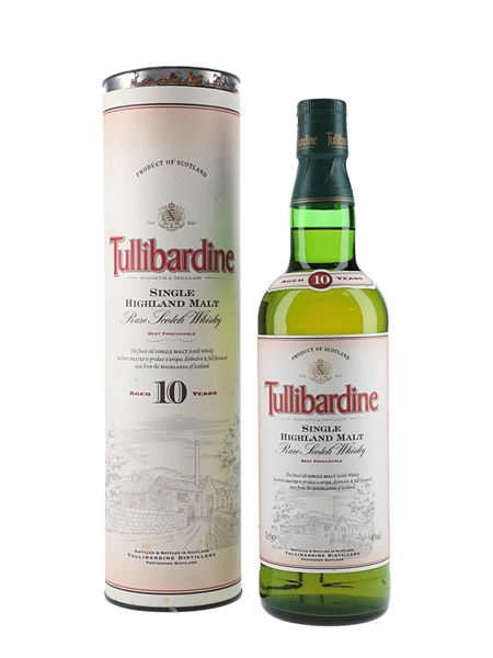 Tullibardine 10 Year Old Bottled 1990s 70cl / 40%