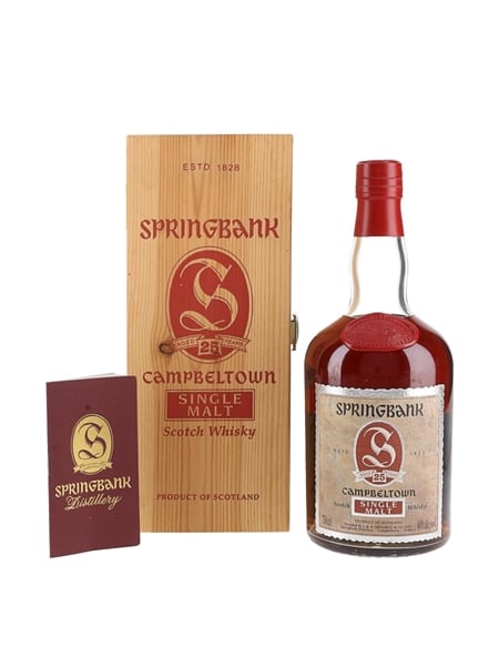 Springbank 25 Year Old Bottled 1990s - US Import 75cl / 46%