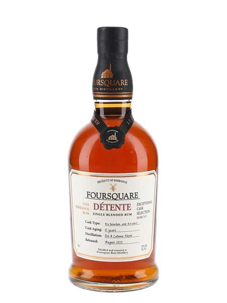 Foursquare Detente 10 Year Old Bottled 2020 - Exceptional Cask Selection Mark XIV 70cl / 51%